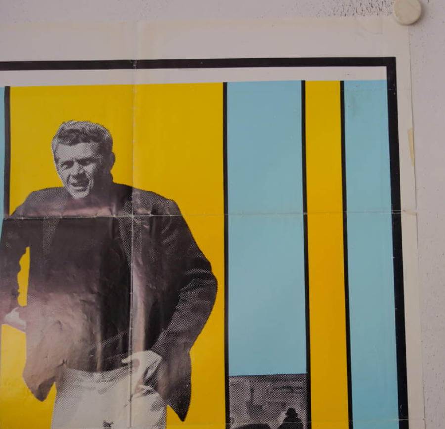 Bullitt originales Filmplakat aus Südafrika